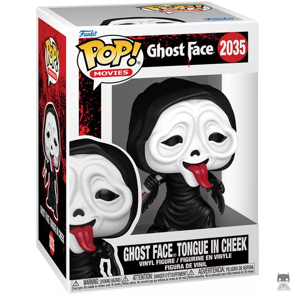 Ghost Face Tongue in Cheek Funko Pop! figure in its box