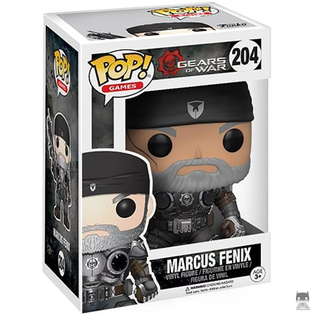 Marcus Fenix (Old Man) Funko Pop! figure in its box