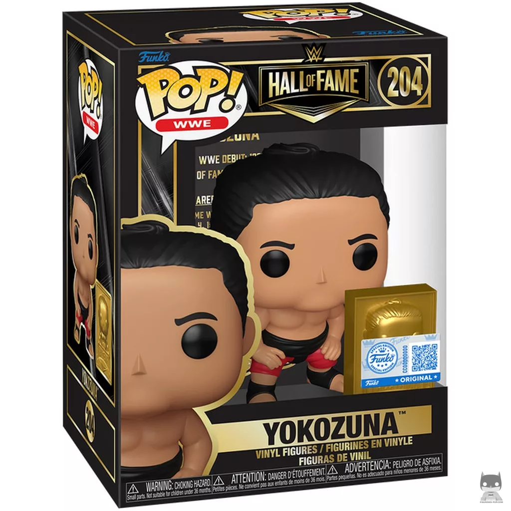 Yokozuna Funko Pop! figure in its box