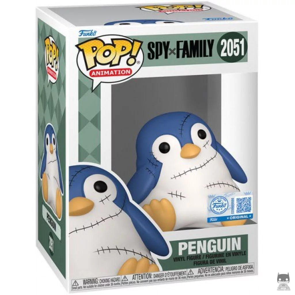 Penguin Funko Pop! figure in its box