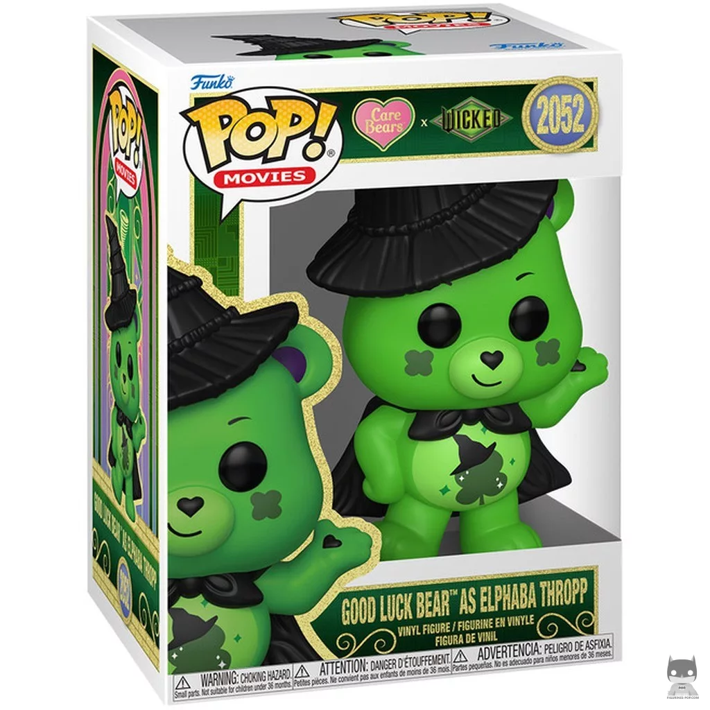 Good Luck Bear as Elphaba Thropp Funko Pop! figure in its box