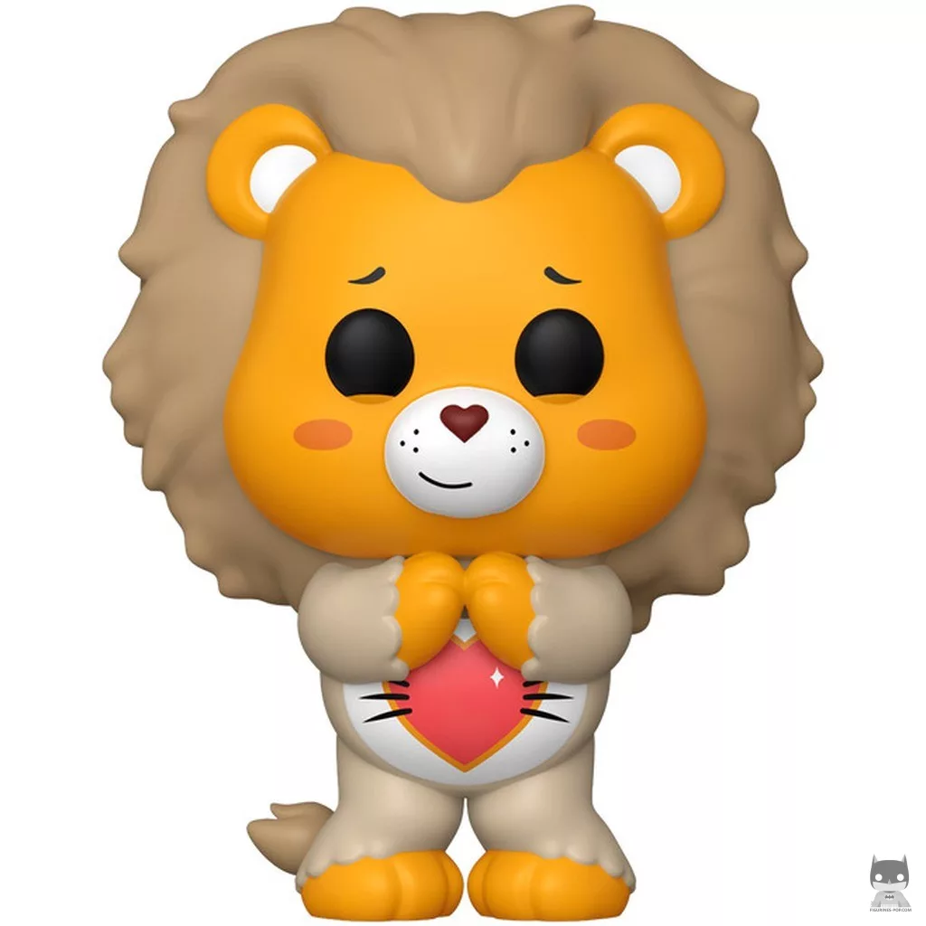 Tenderheart Bear as the Cowardly Lion Funko Pop! figure (Care Bears)