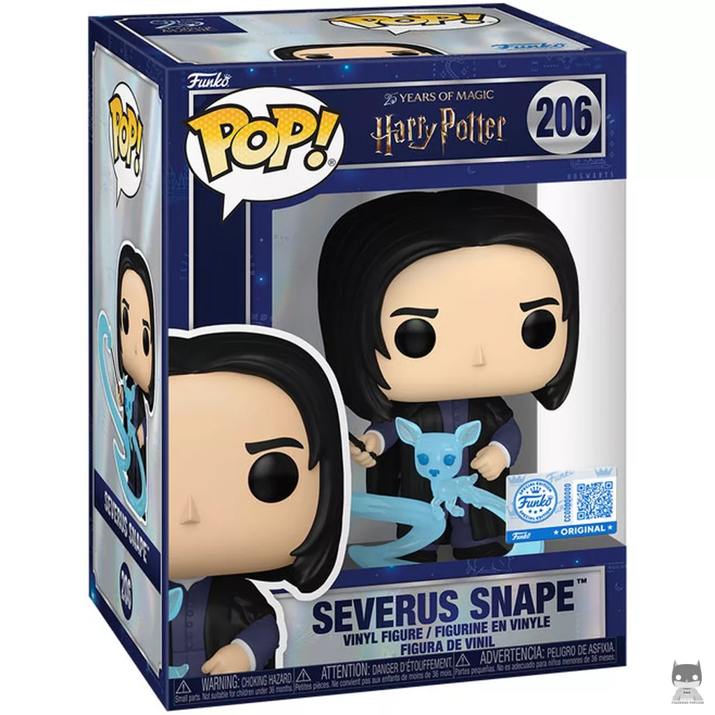 Severus Snape with Patronus (Doe) Funko Pop! figure in its box