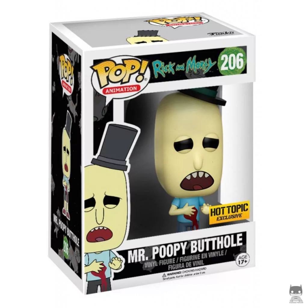 Mr. Poopy Butthole (Bloody) Funko Pop! figure in its box