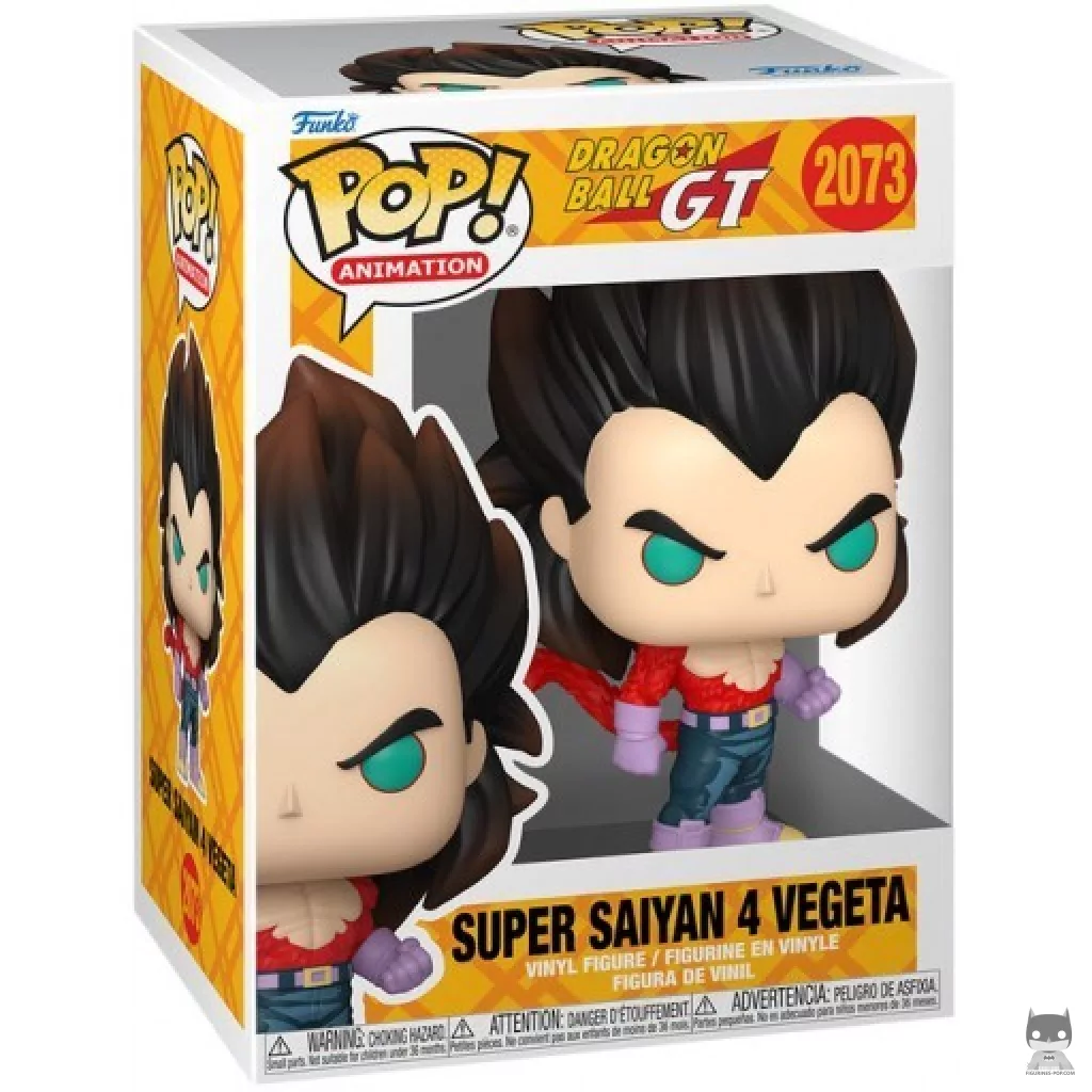 Vegeta Super Saiyan 4 Funko Pop! figure in its box