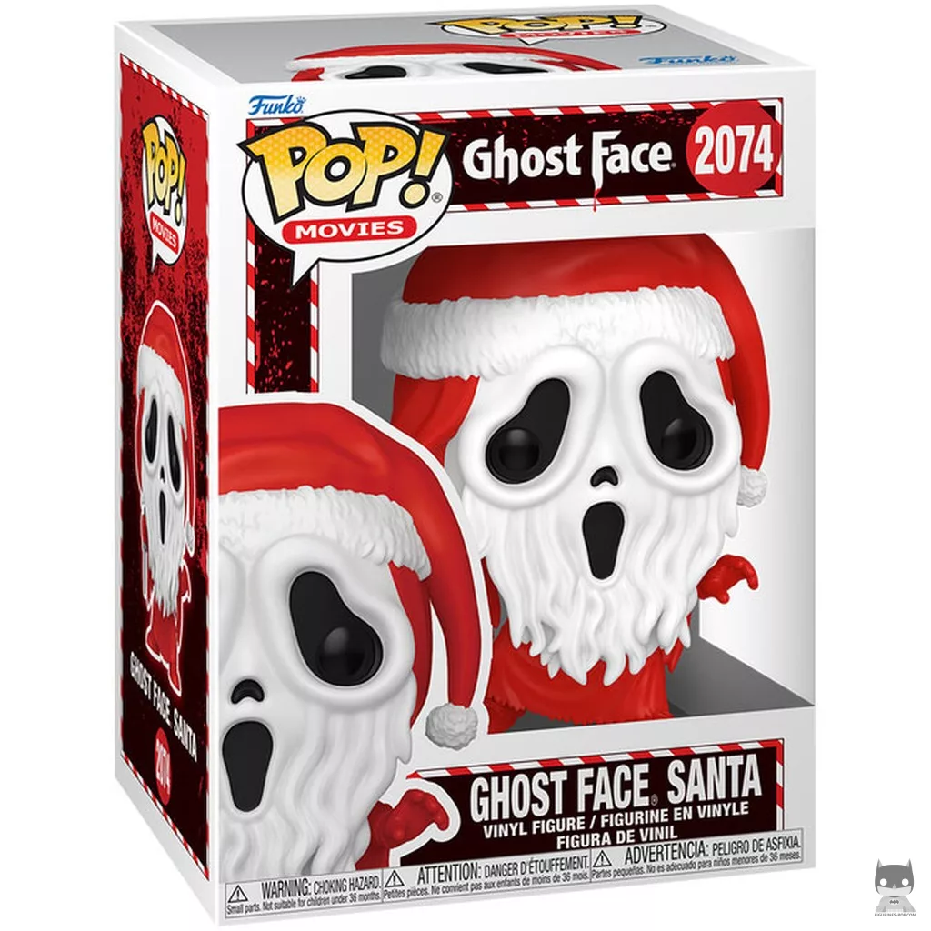 Ghost Face Santa Funko Pop! figure in its box