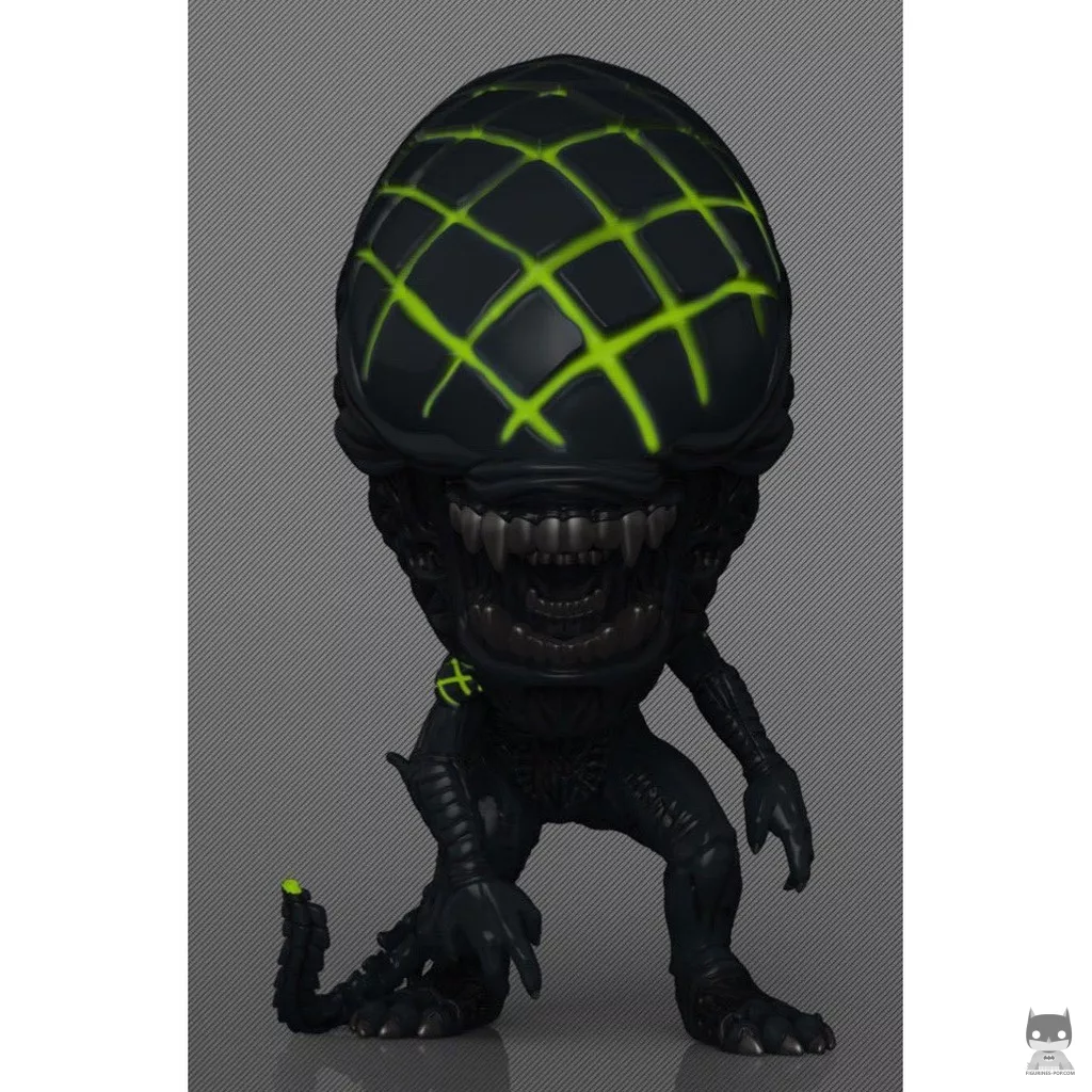 Grid Xenomorph (Glow in the Dark) Funko Pop! figure in its box