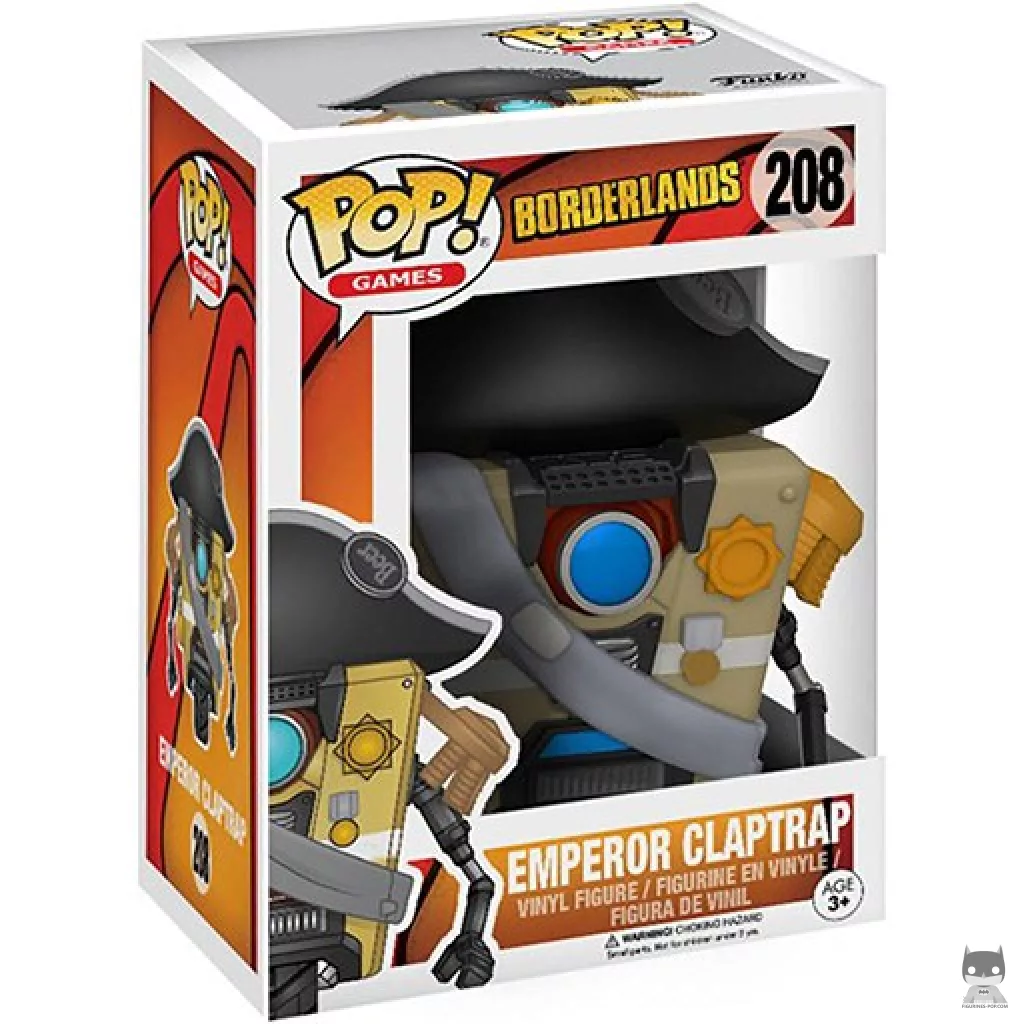Claptrap (Emperor) Funko Pop! figure in its box