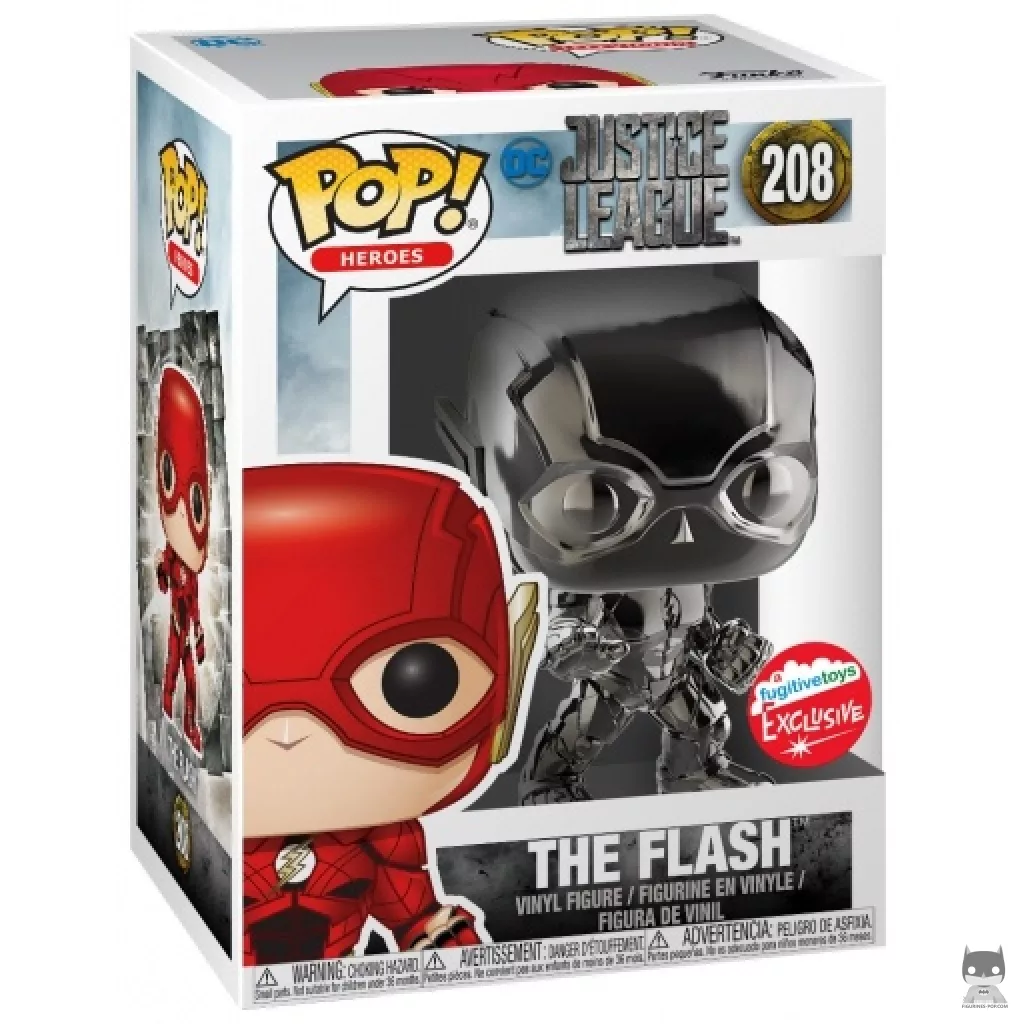 The Flash (Black) Funko Pop! figure in its box