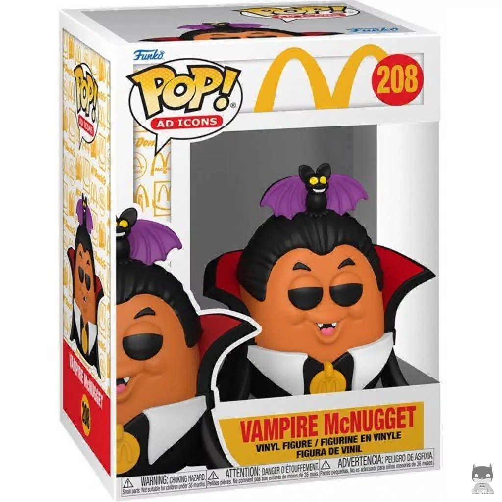 Vampire McNugget Funko Pop! figure in its box