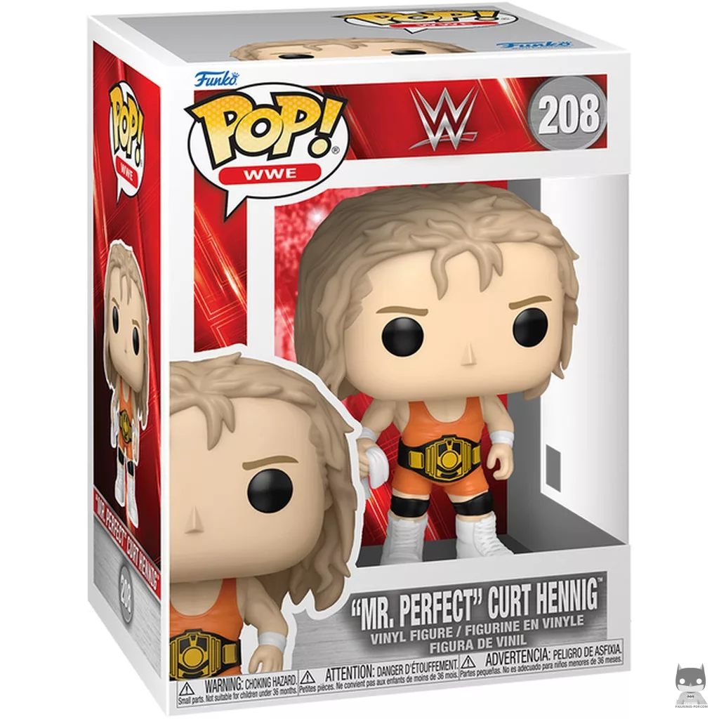 "Mr. Perfect" Curt Hennig Funko Pop! figure in its box