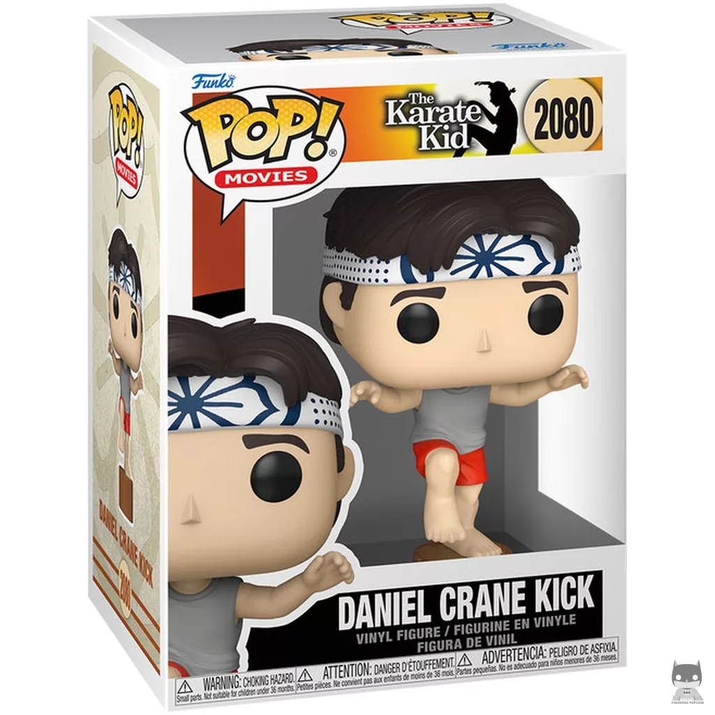 Daniel crane kick Funko Pop! figure in its box