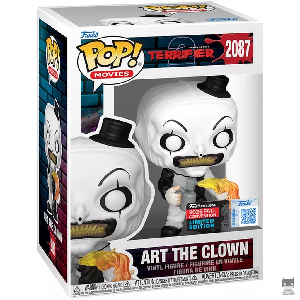 Art the Clown Funko Pop! figure in its box