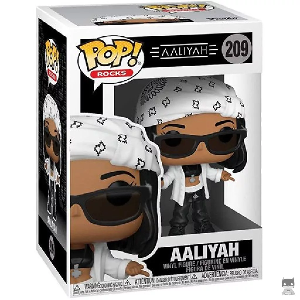 Aaliyah Funko Pop! figure in its box