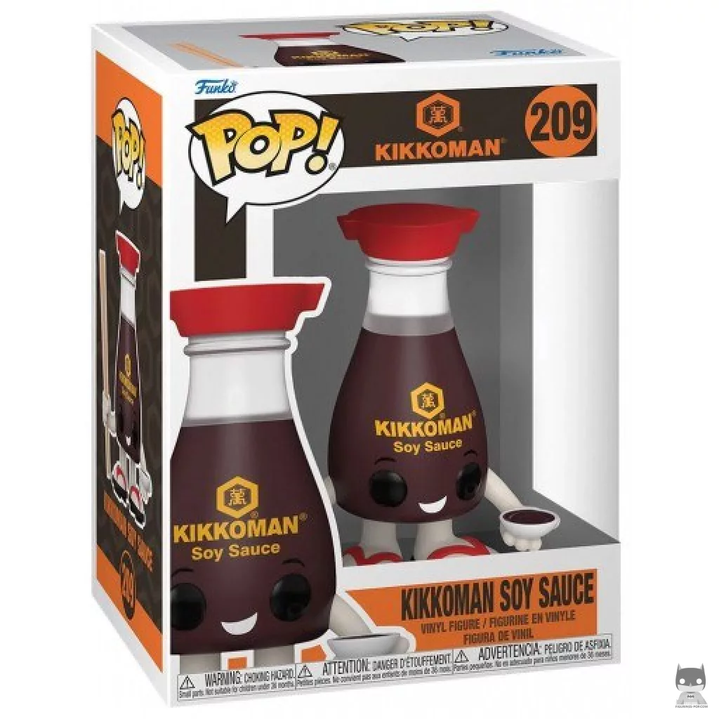 Kikkoman Soy Sauce Funko Pop! figure in its box