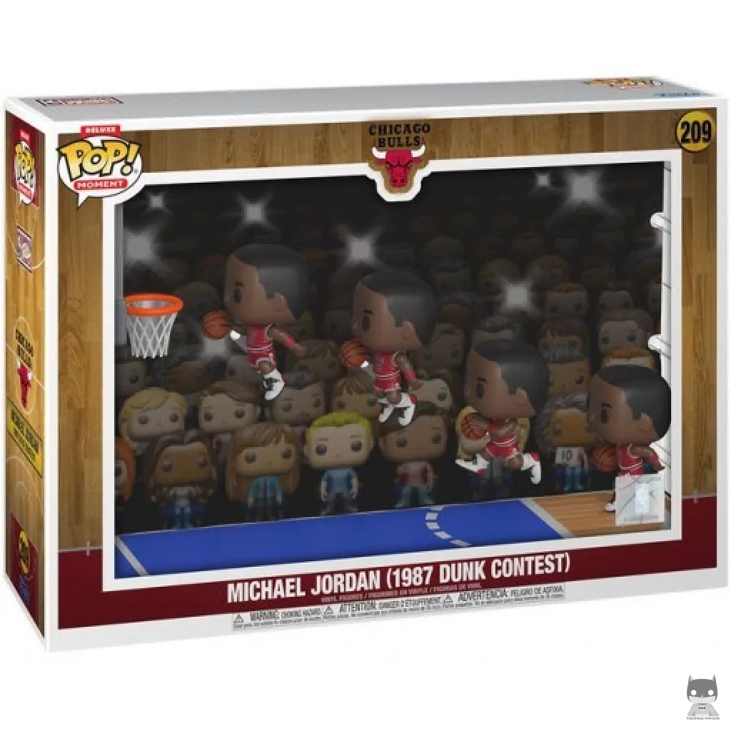 Michael Jordan (1987 Dunk Contest) - Moment Funko Pop! figure in its box