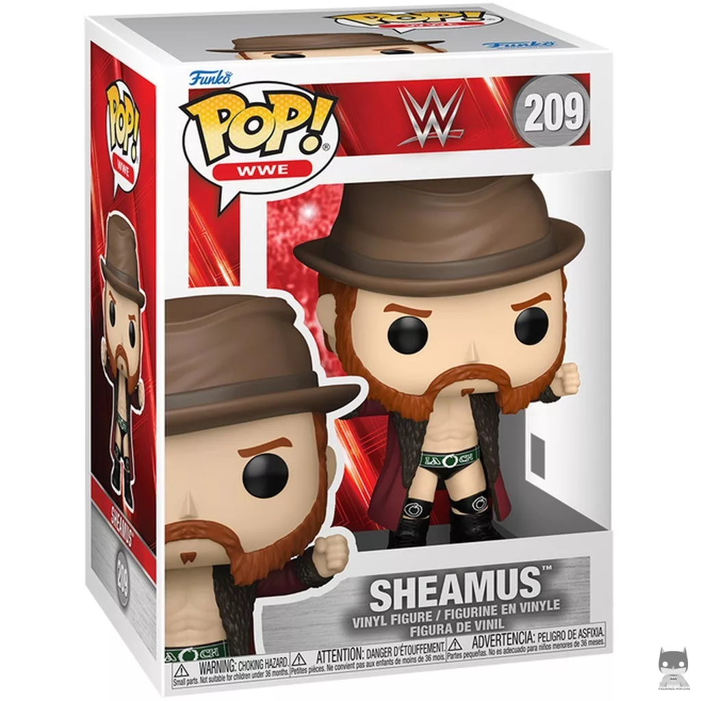Sheamus Funko Pop! figure in its box