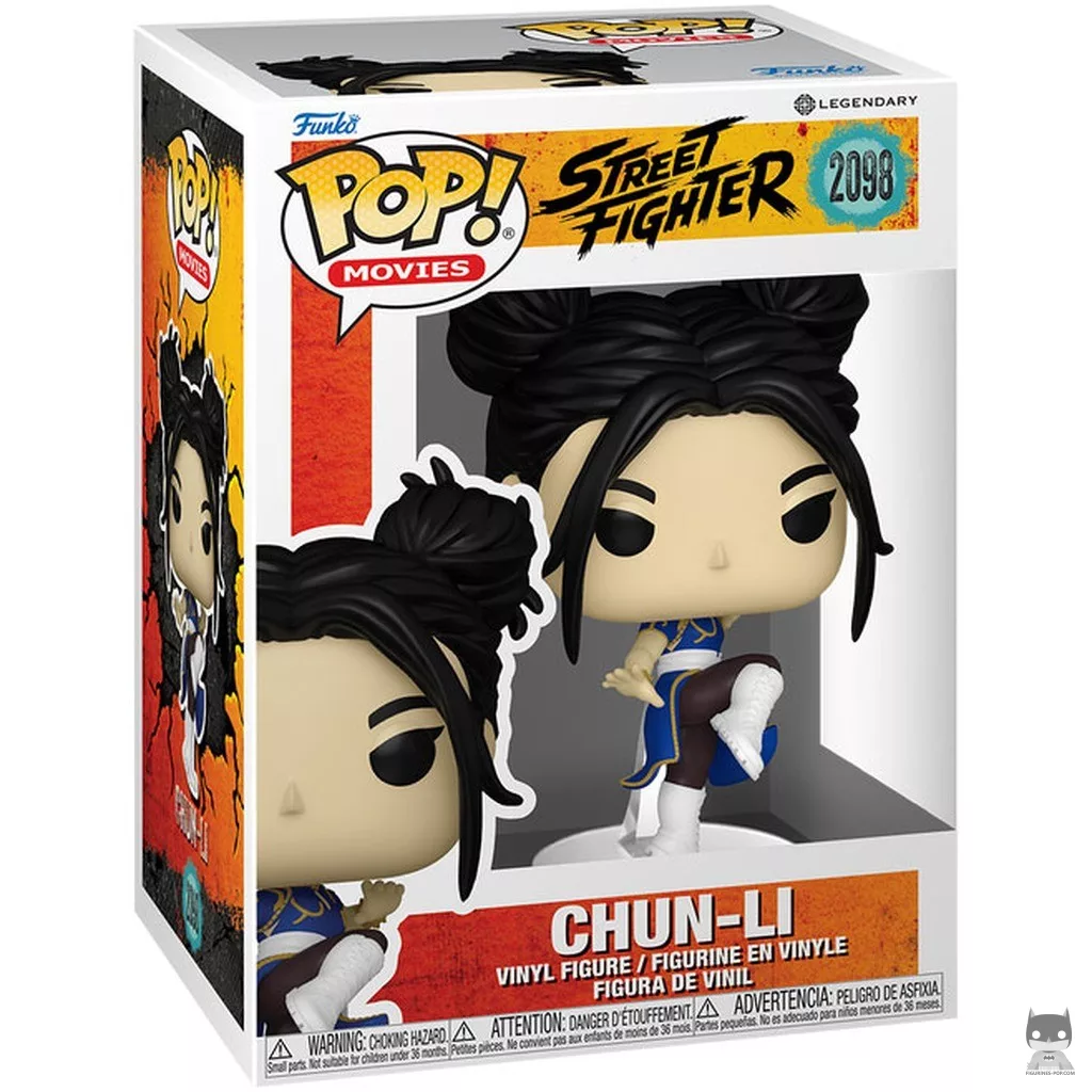 Chun-Li Funko Pop! figure in its box