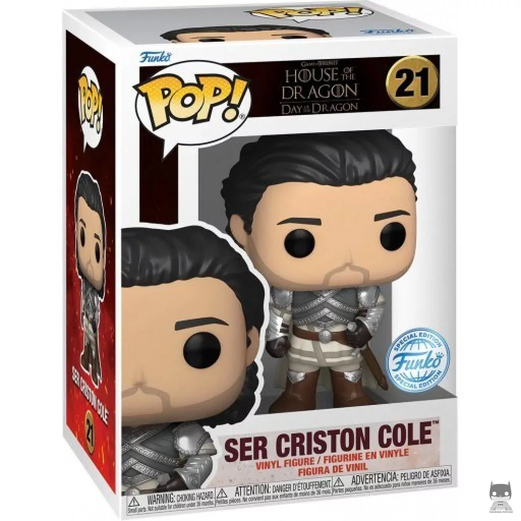 Ser Criston Cole Funko Pop! figure in its box
