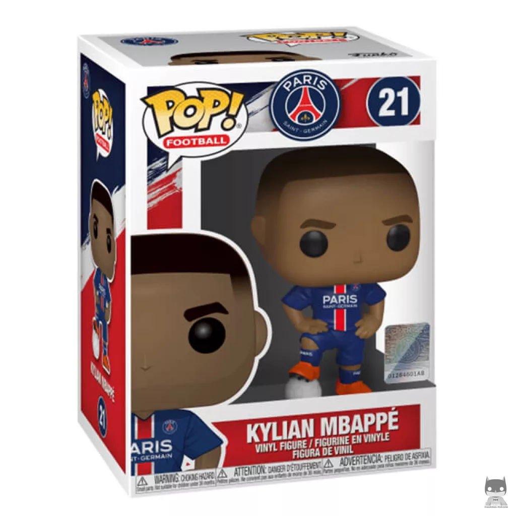 Kylian Mbappé (Paris Saint-Germain) Funko Pop! figure in its box