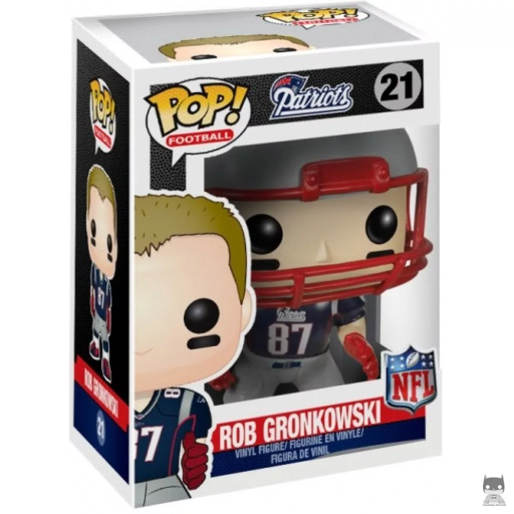 Rob Gronkowski Funko Pop! figure in its box