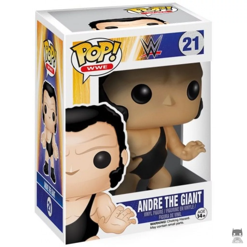 Andre the Giant Funko Pop! figure in its box
