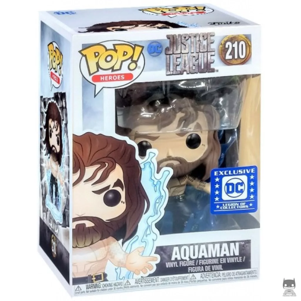 Aquaman Shirtless Funko Pop! figure in its box