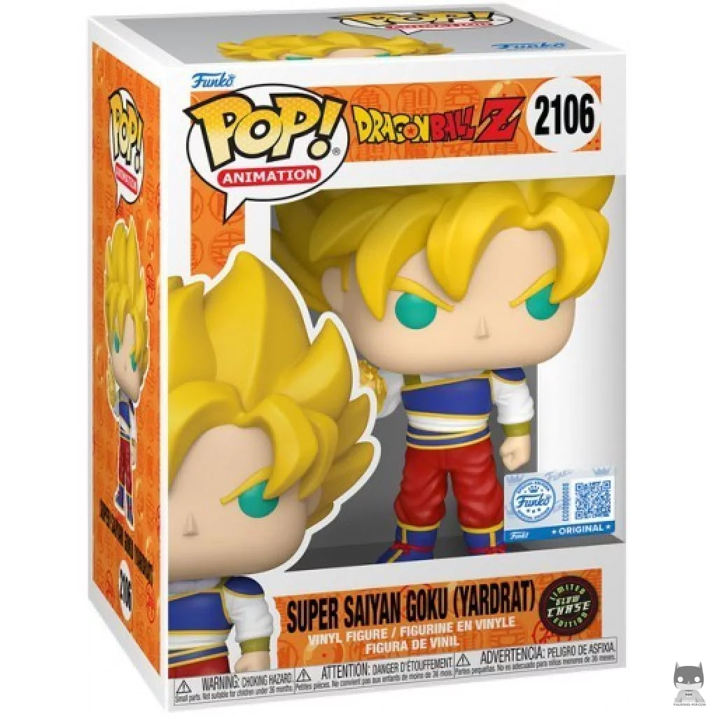 Goku Super Saiyan (Yardrat) (Chase & Glow in the Dark) Funko Pop! figure in its box