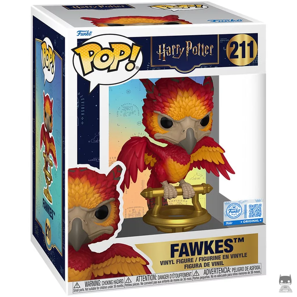 Fawkes Funko Pop! figure in its box