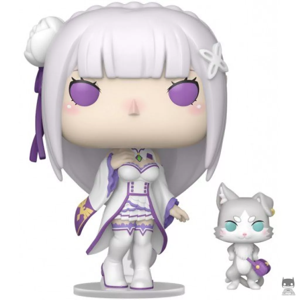 Emilia with Puck Funko Pop! figure (Re:Zero - Starting Life in Another World)