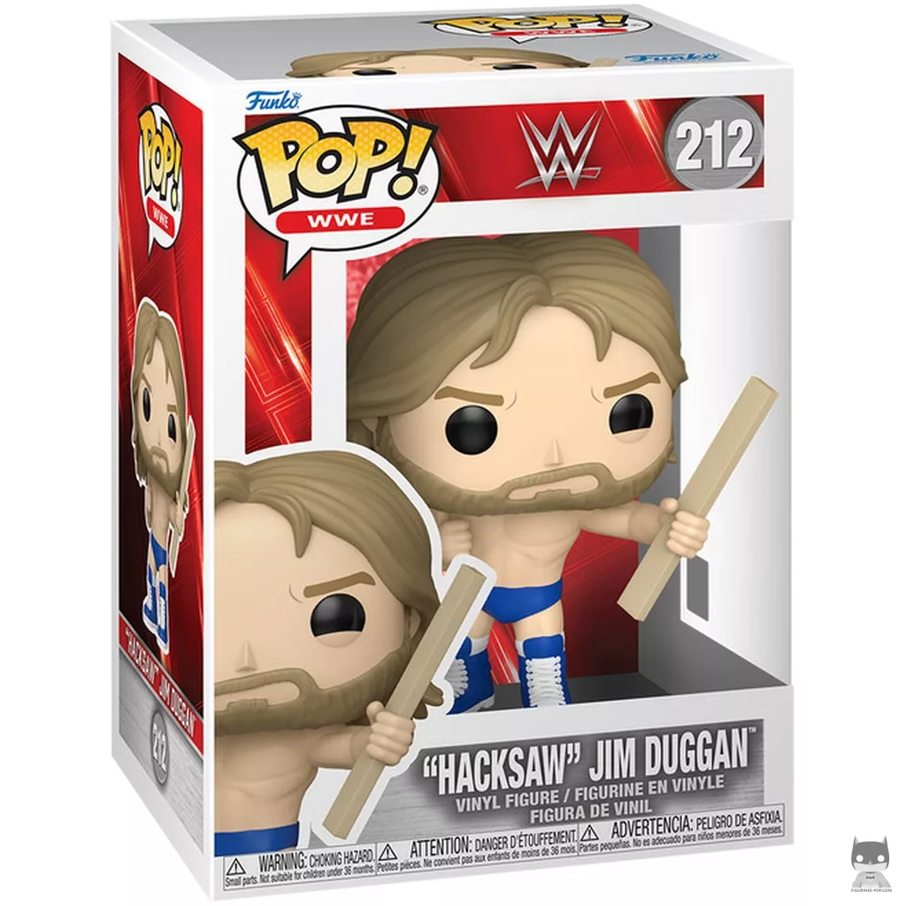 "Hacksaw" Jim Duggan Funko Pop! figure in its box