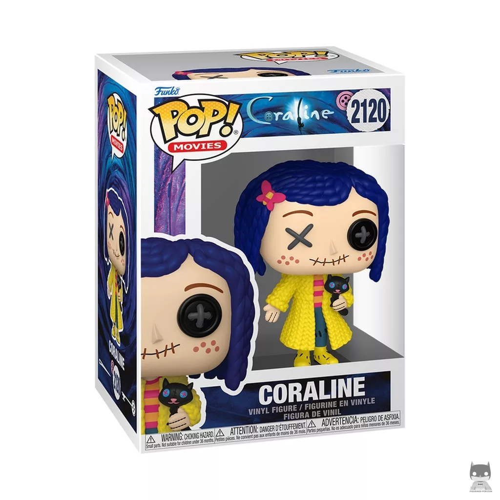 Coraline (Patchwork) Funko Pop! figure in its box