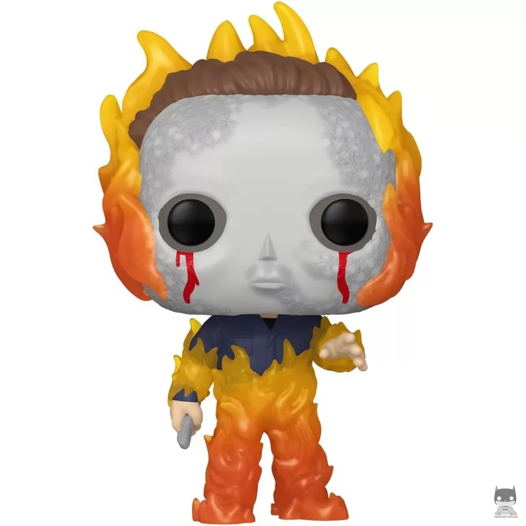Michael Myers on fire Funko Pop! figure (Halloween)