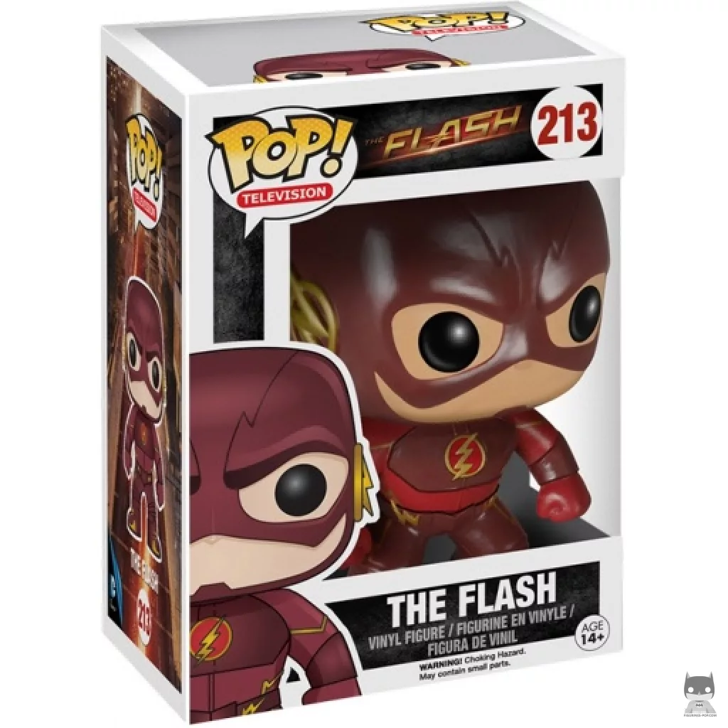 The Flash Funko Pop! figure in its box