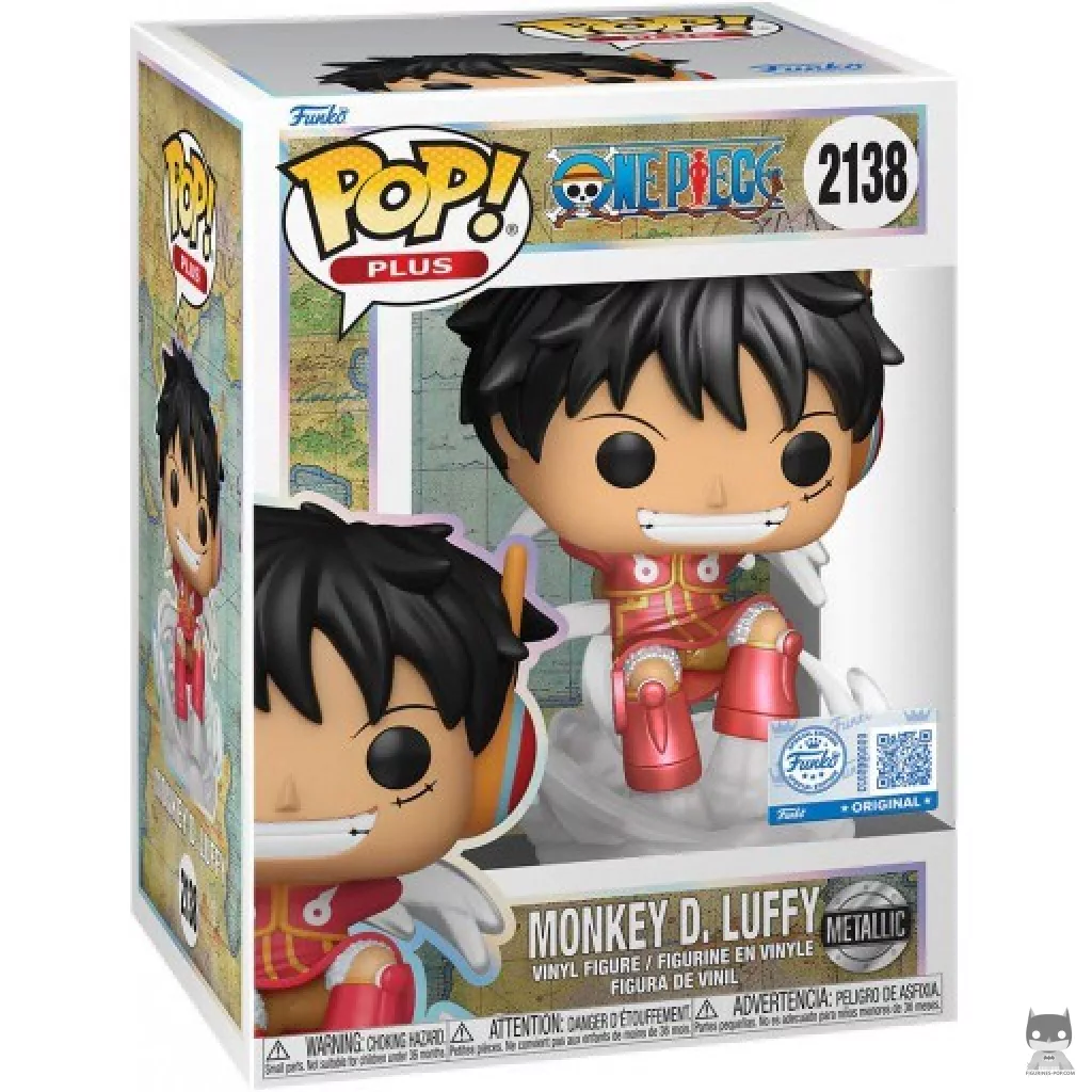 Monkey D. Luffy (Egghead) (Metallic) Funko Pop! figure in its box