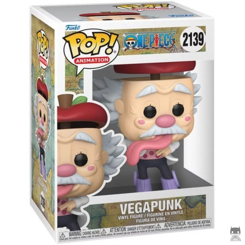 Vegapunk (Egghead) Funko Pop! figure in its box