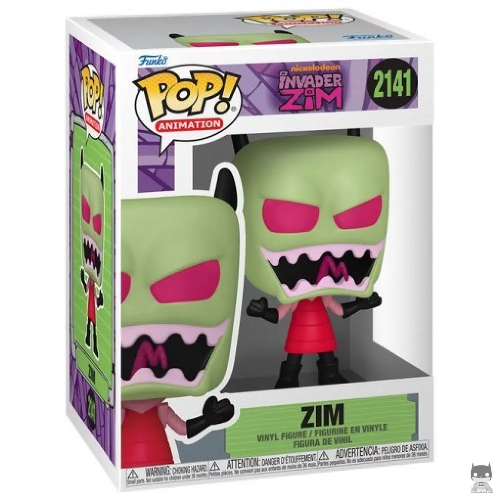 Zim Funko Pop! figure in its box