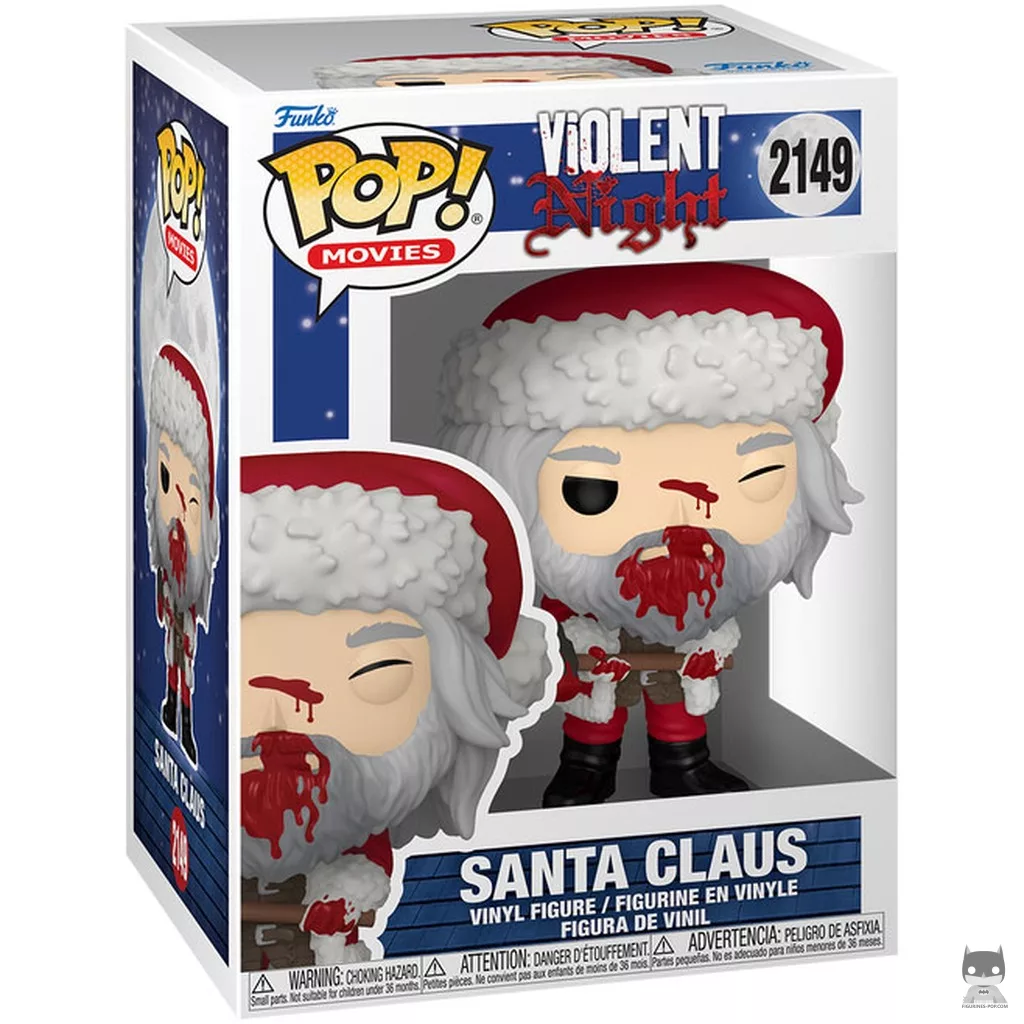 Santa Claus with Skullcrusher (Bloody) Funko Pop! figure in its box