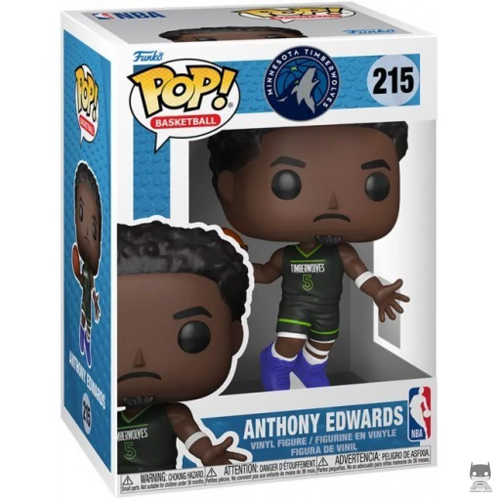 Anthony Edwards Funko Pop! figure in its box