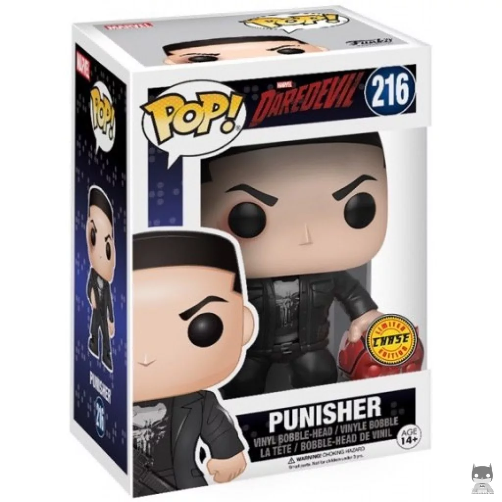 Punisher (Chase) Funko Pop! figure in its box