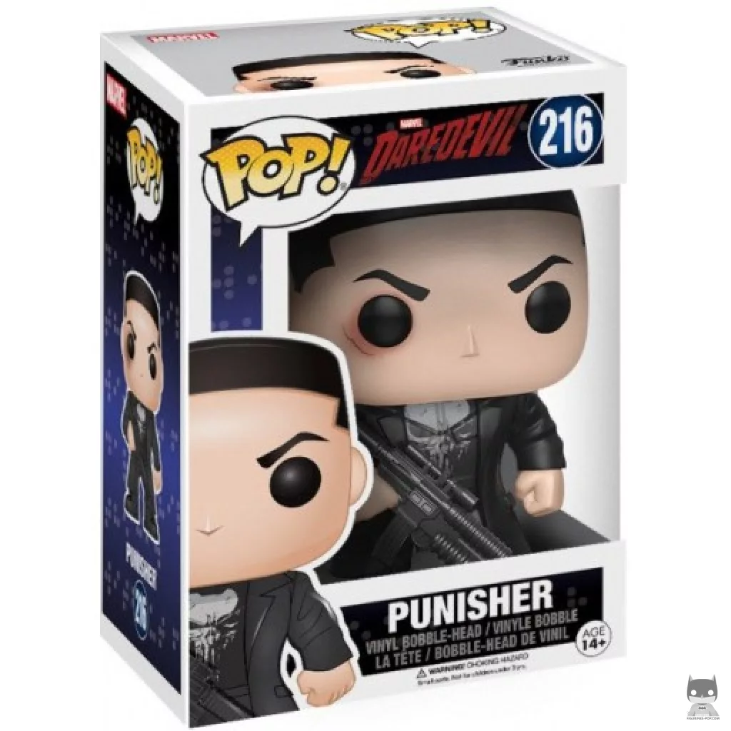 Punisher Funko Pop! figure in its box