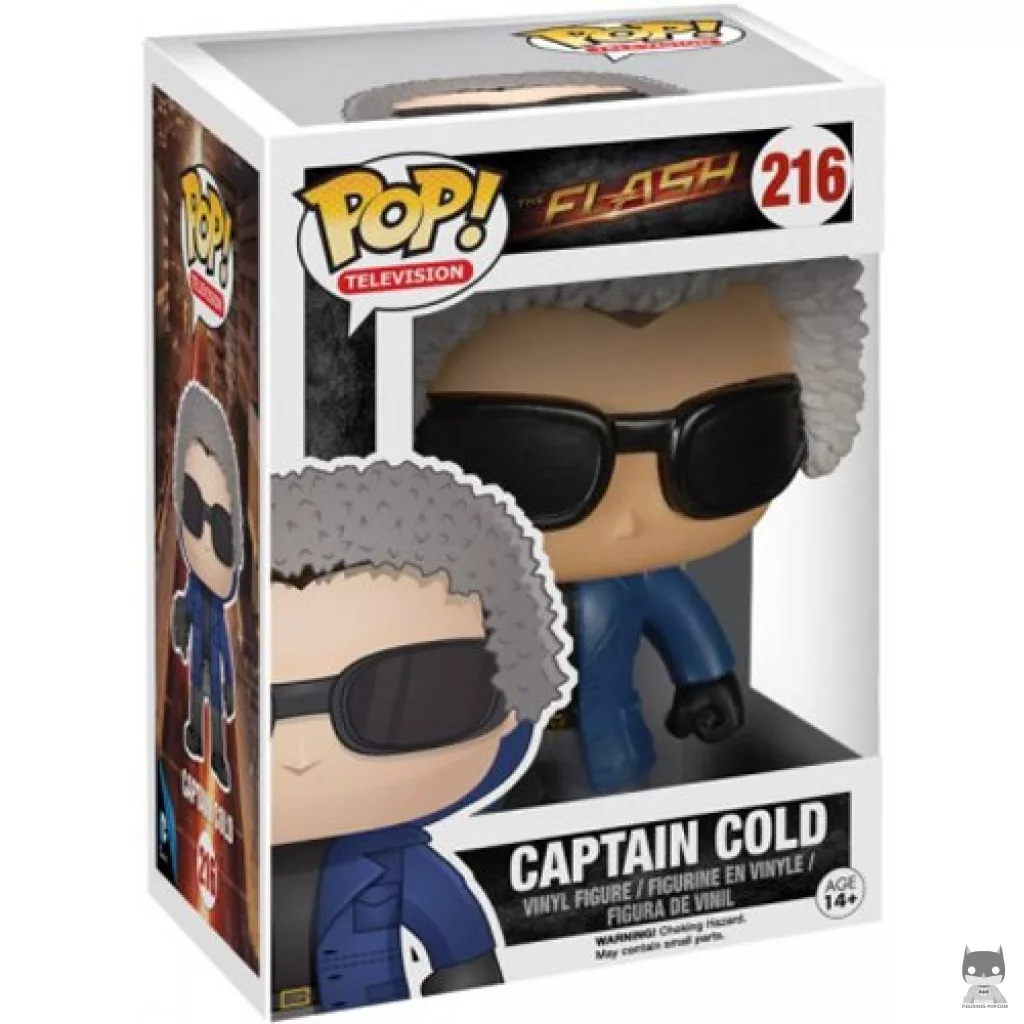 Captain Cold Funko Pop! figure in its box