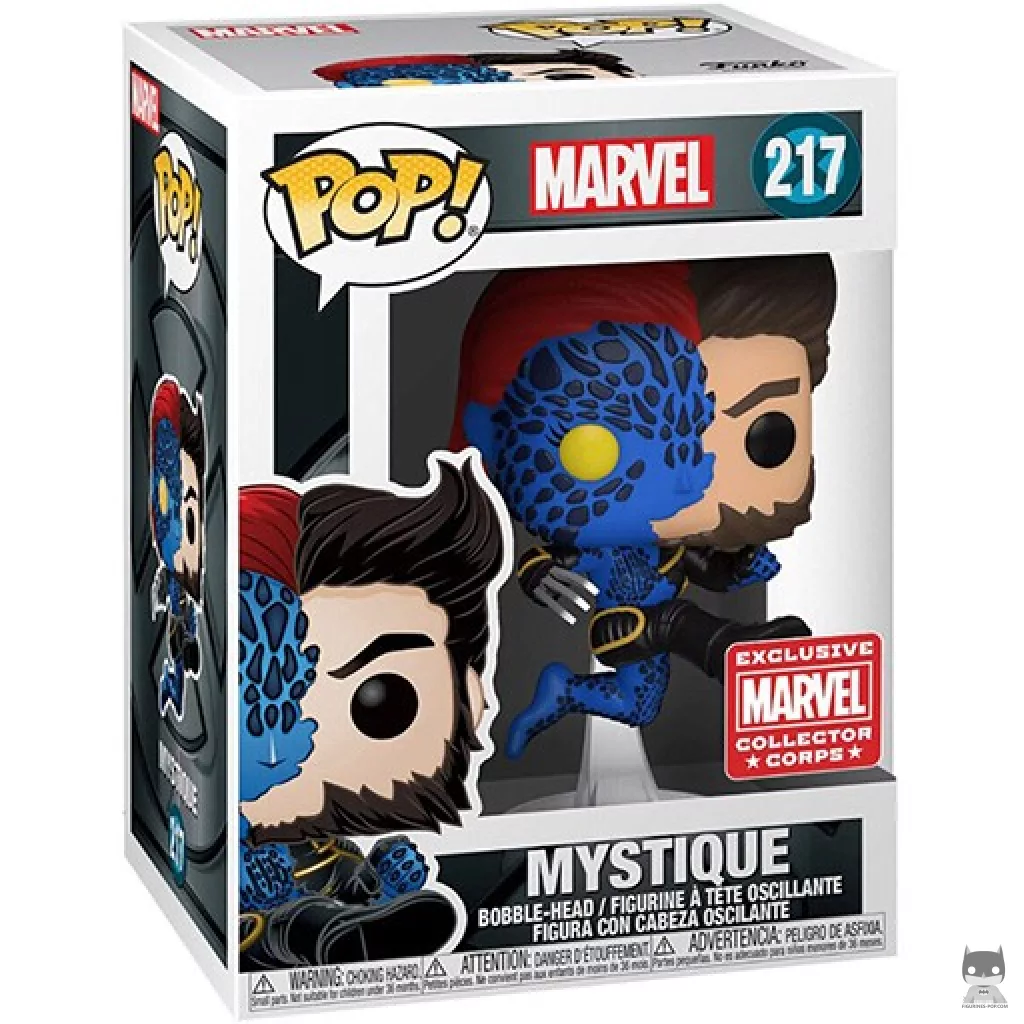 Mystique Funko Pop! figure in its box