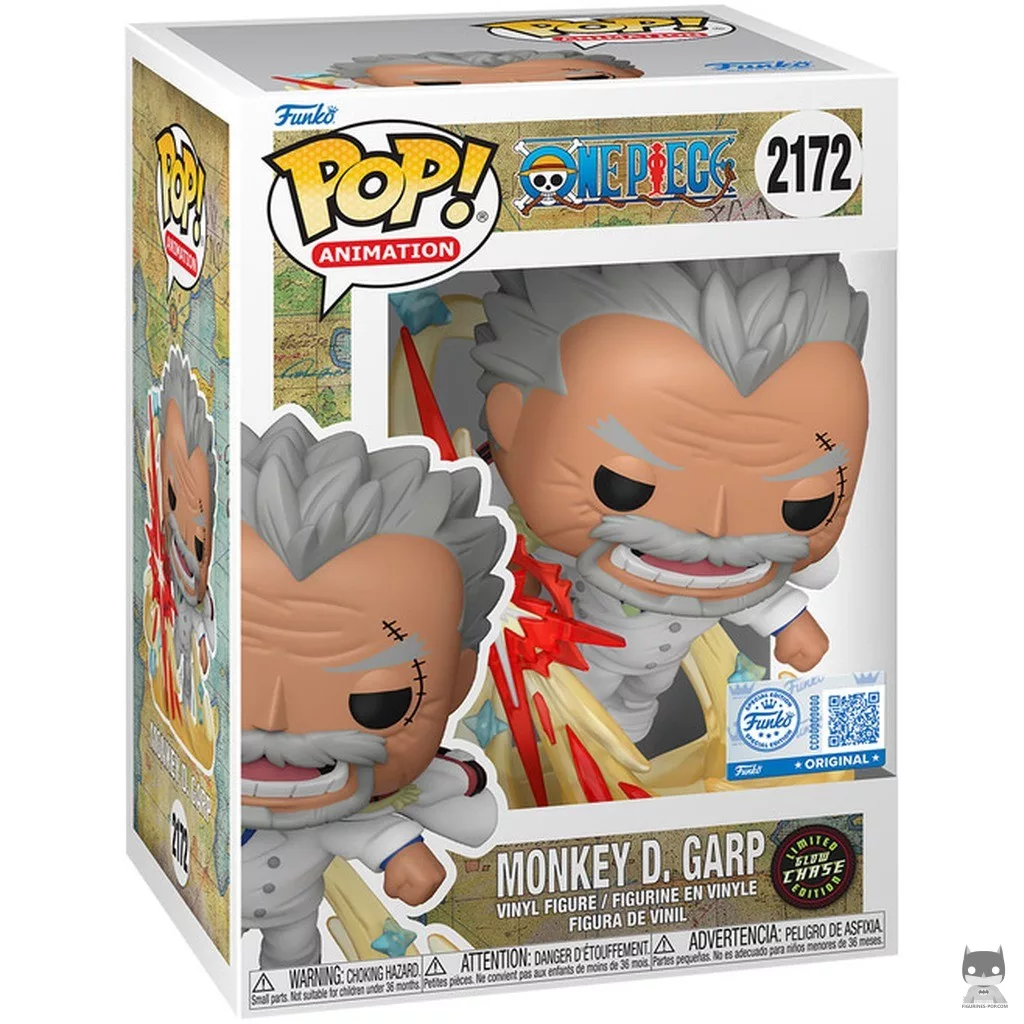 Monkey D. Garp (Chase & Glow in the Dark) Funko Pop! figure in its box
