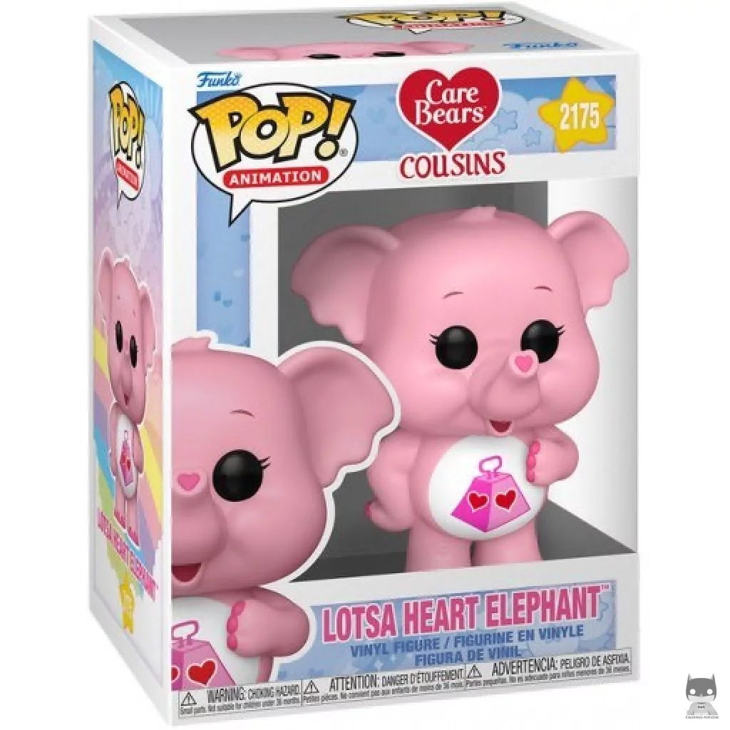 Lotsa Heart Elephant Funko Pop! figure in its box