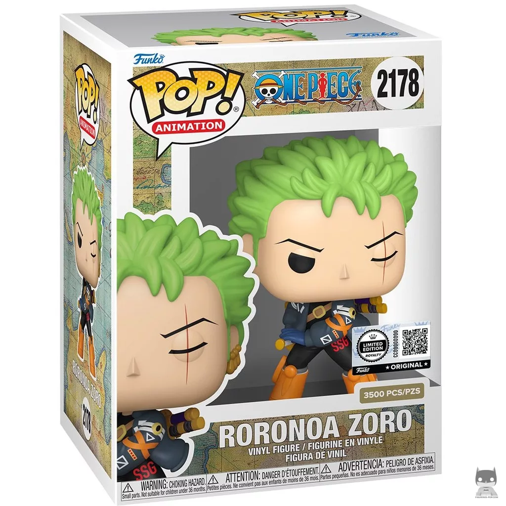 Roronoa Zoro Funko Pop! figure in its box