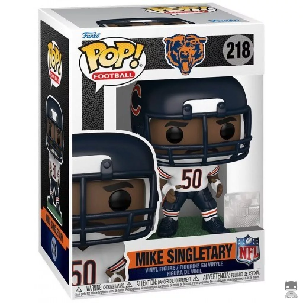 Mike Singletary Funko Pop! figure in its box