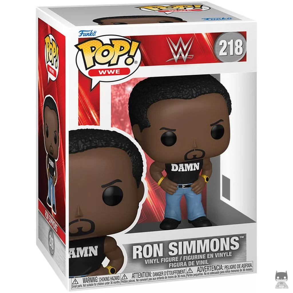 Ron Simmons Funko Pop! figure in its box