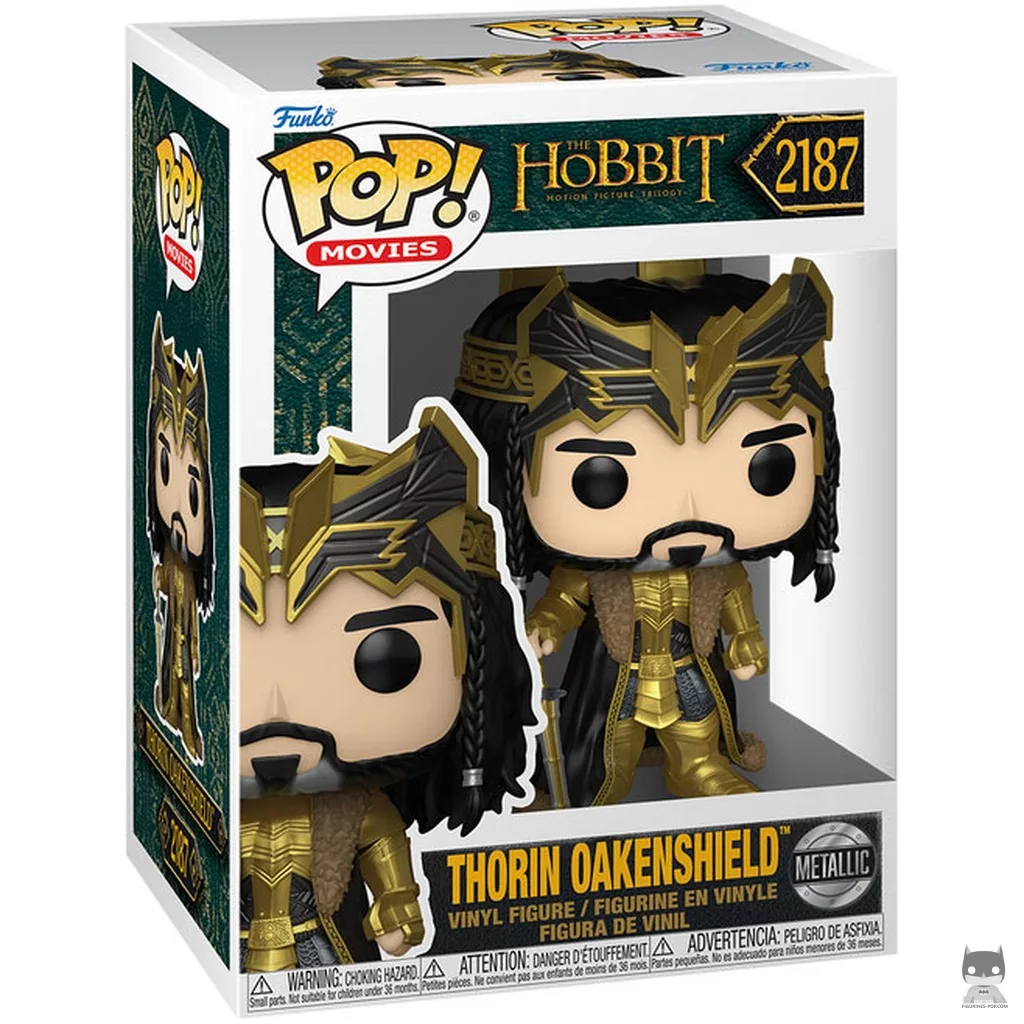 Thorin Oakenshield (Metallic) Funko Pop! figure in its box