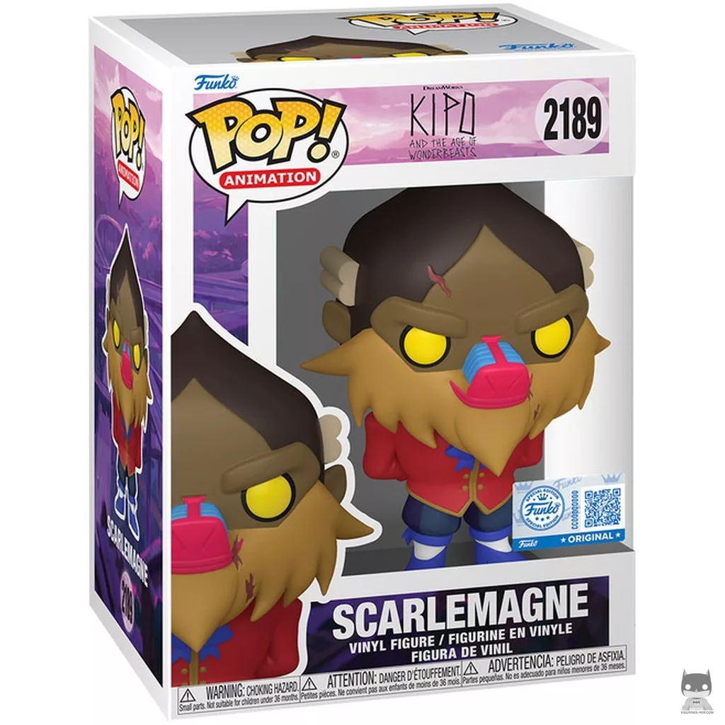 Scarlemagne Funko Pop! figure in its box